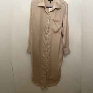 NWT Banana Republic Tan Maxi Shirt Dress